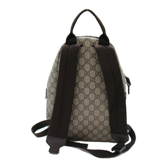 Gucci GG Geometric Backpack Canvas Brown - Picture 2 of 9